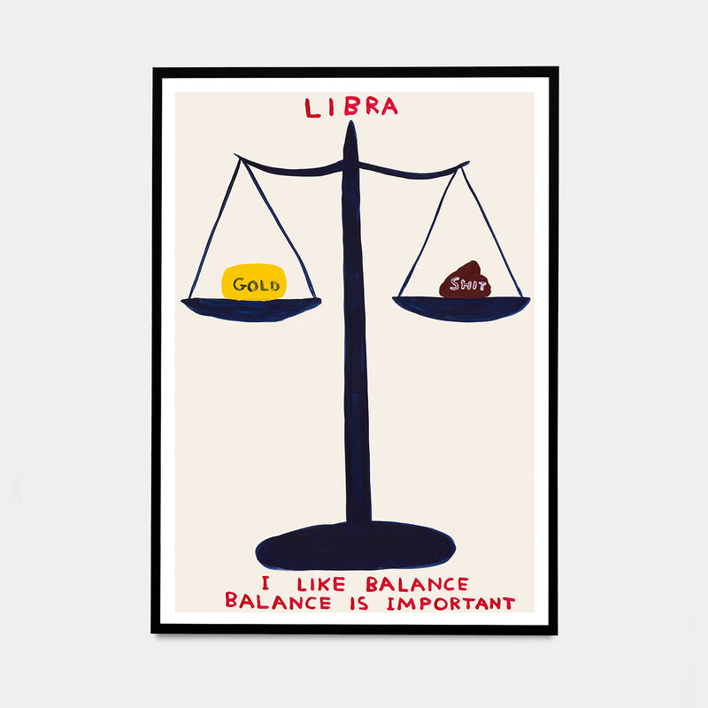 David Shrigley, Signs Of The Zodiac - Libra, 2024 contemporary art for sale from Smolensky Gallery