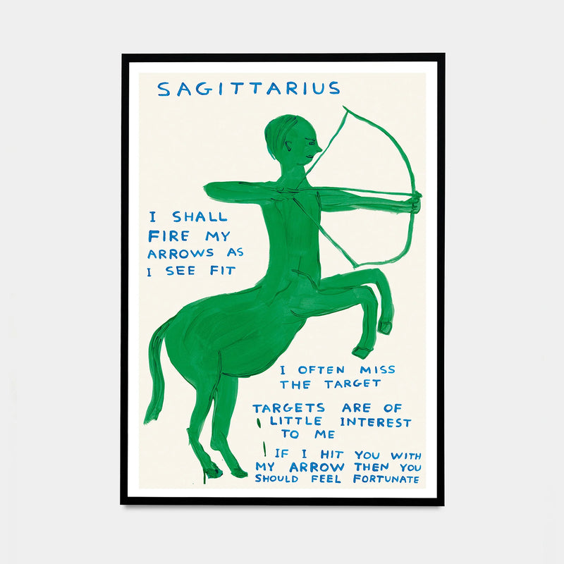 David Shrigley, Signs Of The Zodiac - Sagittarius, 2024 contemporary art for sale from Smolensky Gallery