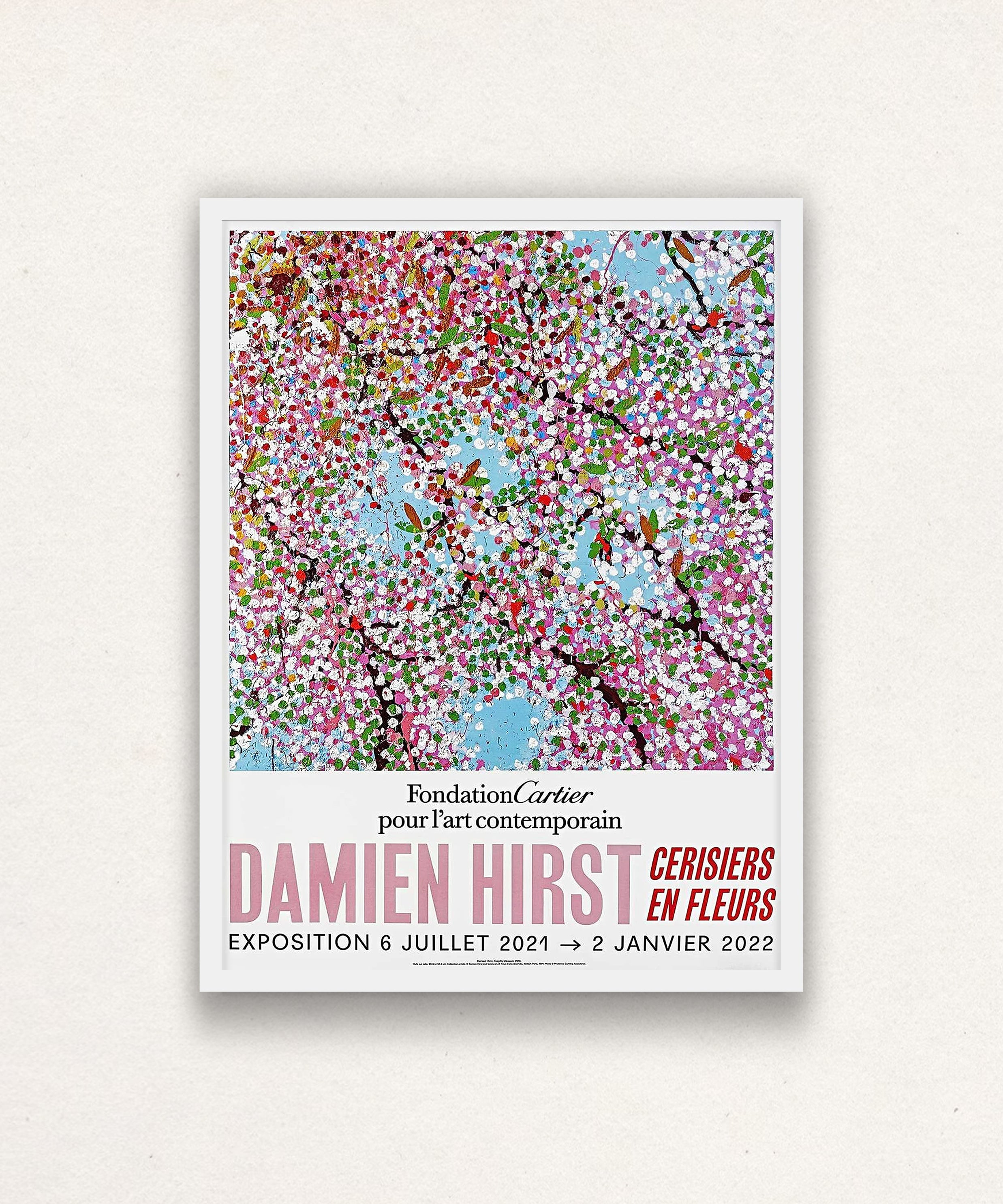 Damien Hirst, Cherry Blossoms Poster 6, 2021 – Smolensky Gallery Damien Hirst, Cherry Blossoms Poster 6, 2021 – Smolensky Gallery