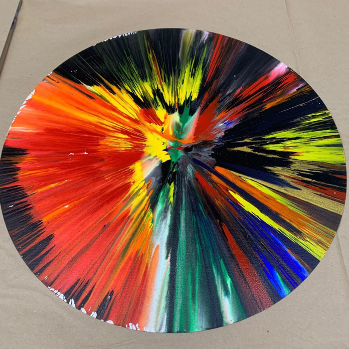 Damien Hirst, Spin Painting (Circle), 2009