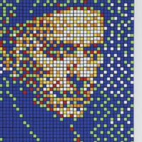 Invader, Portrait of Enki Bilal