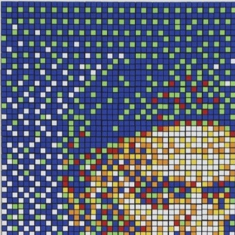 Invader, Portrait of Enki Bilal