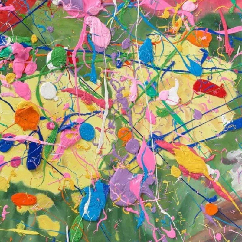 Damien Hirst, HG66 - Playful Chaos Hidden Garden, 2023