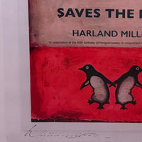 Harland Miller, Love Saves The Day (Hand Signed Poster), 2025