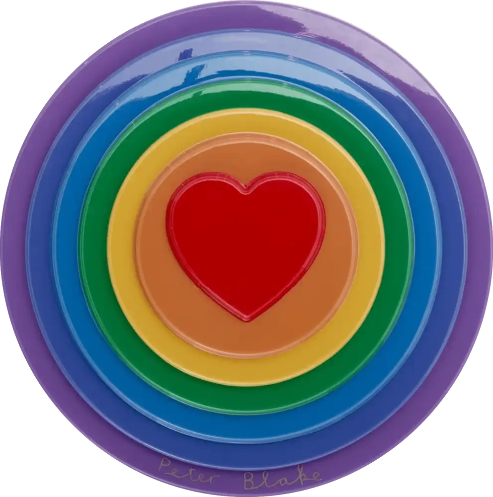 Sir Peter Blake, Rainbow Target, 2016