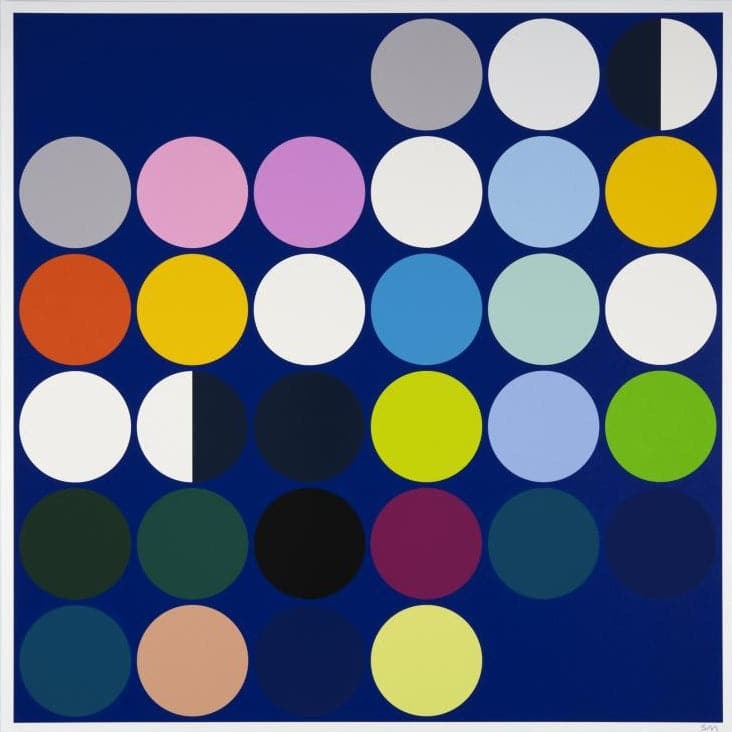 Sarah Morris, Lunar, January, 2022