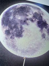 Joe Webb, Small Steps, 2023 Surreal collage limited edition artwork by contemporary artist Joe Webb for sale, blending vintage imagery with cosmic and pop culture elements, represented by Smolensky Gallery