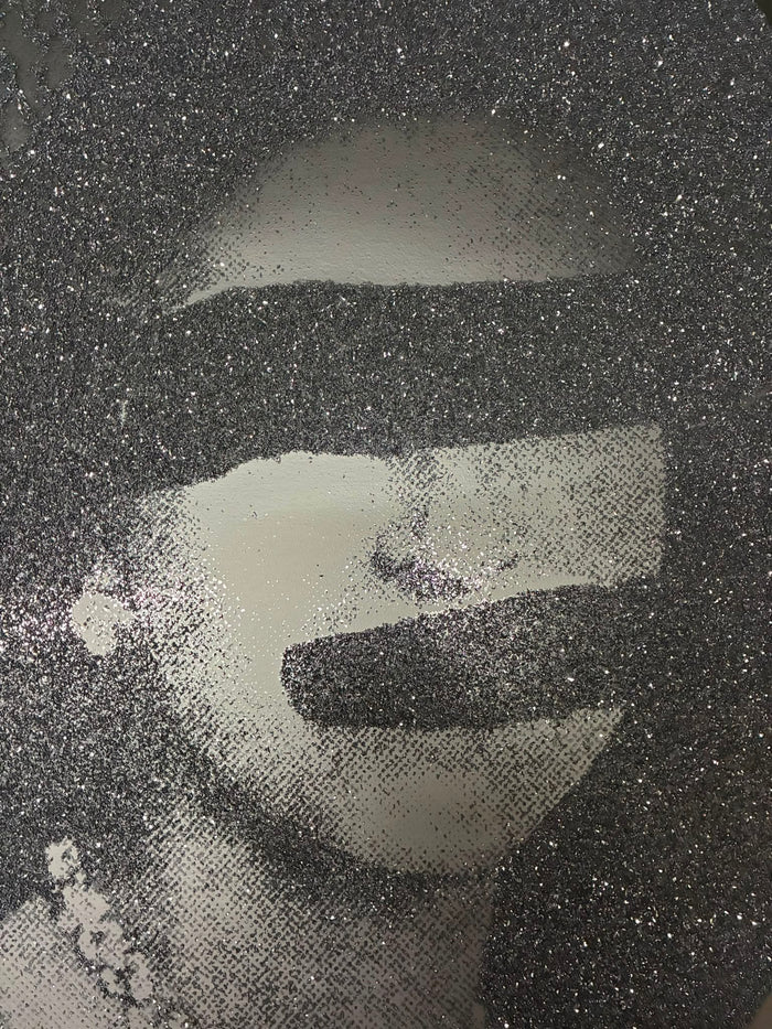 Liberty Queen, (Diamond dust, black on black (white border) Signed 1/1 (unnumbered) (2011)