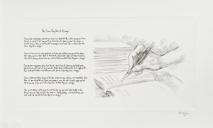 Bob Dylan, Times They Are A Changing', 2018