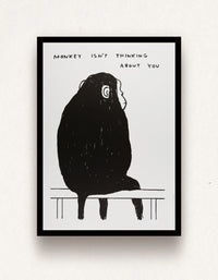 David Shrigley, Monkey Isn't Thinking About You, 2022