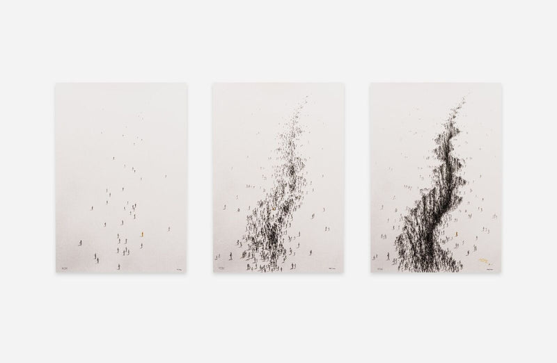 Pejac, Hope (Triptych), 2024