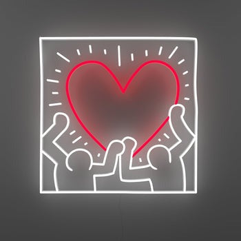 Yellowpop x Keith Haring, Radiant Heart