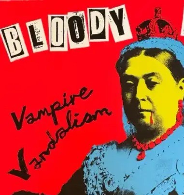 Jamie Reid, Bloody Empire (Red), 2022