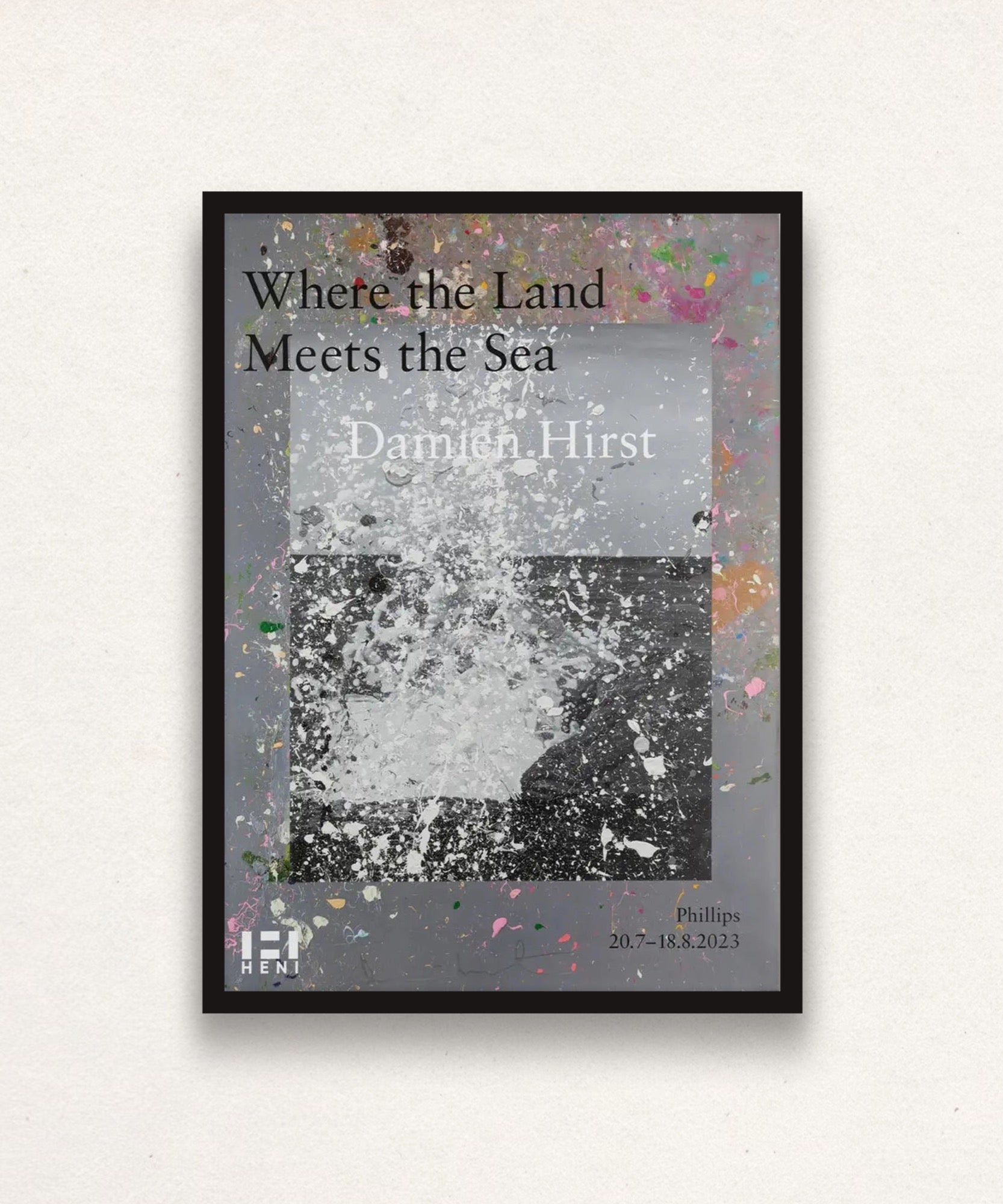 Damien Hirst, Where the Land Meets the Sea (Signed) (Yellow), 2023