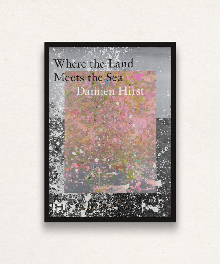 Damien Hirst, Where the Land Meets the Sea (Signed) (Purple), 2023