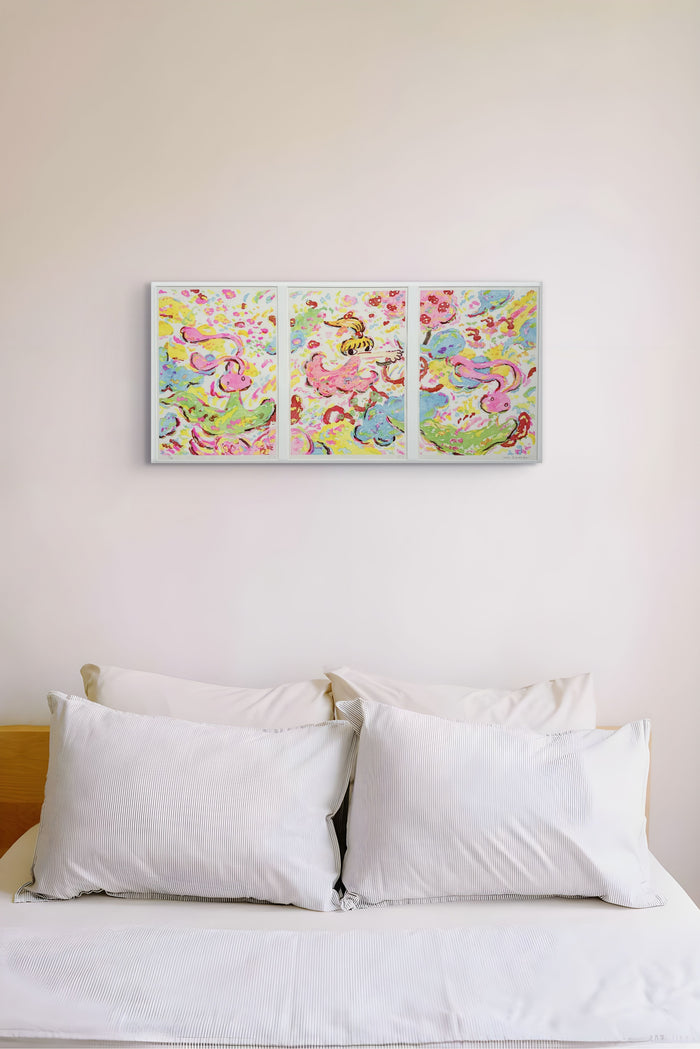 Ayako Rokkaku, Untitled 2 (Triptych Edition), 2020