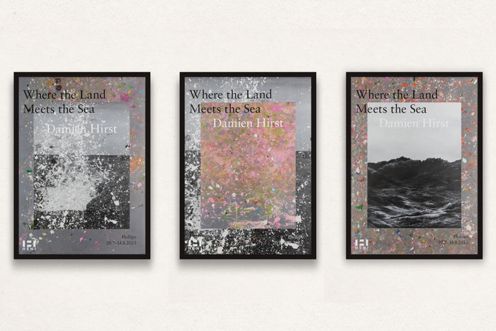 Damien Hirst, Where the Land Meets the Sea (Signed) (Set of 3), 2023
