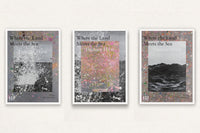 Damien Hirst, Where the Land Meets the Sea (Signed) (Set of 3), 2023
