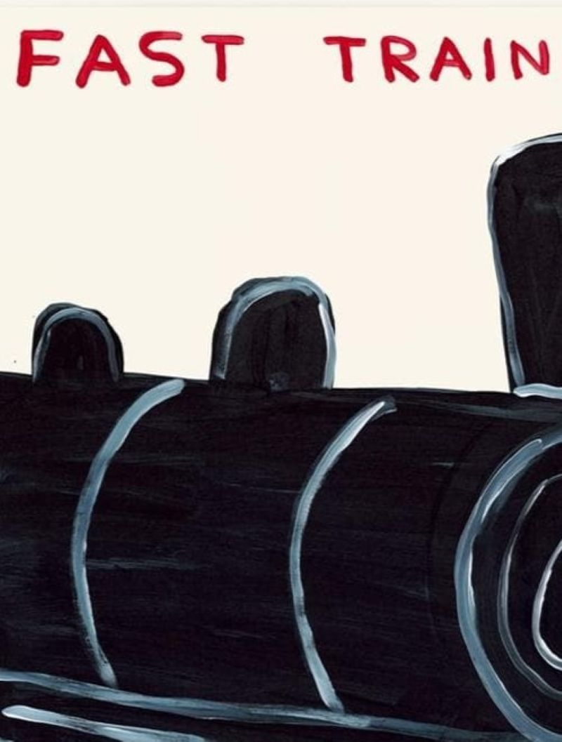 David Shrigley, Fast Train to Shitsville, 2021