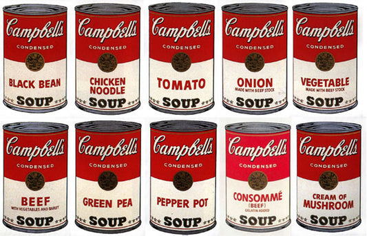 Sunday B. Morning (Andy Warhol), Campbells Soup (Portfolio Of 10)