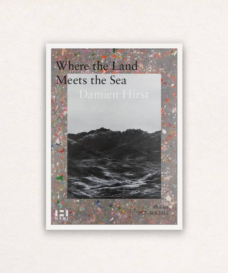 Damien Hirst, Where the Land Meets the Sea (Signed) (Blue), 2023