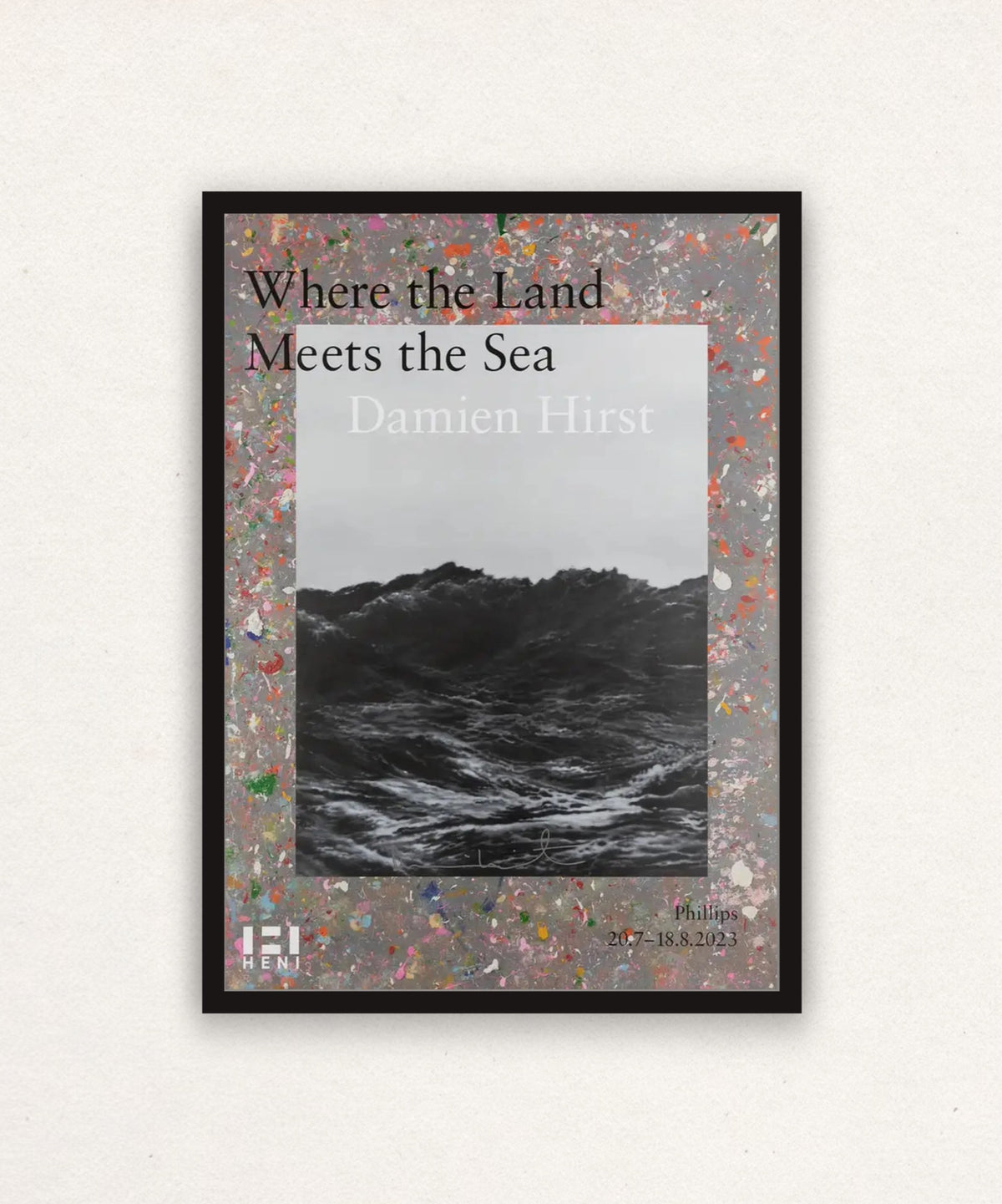 Damien Hirst, Where the Land Meets the Sea (Signed) (Blue), 2023