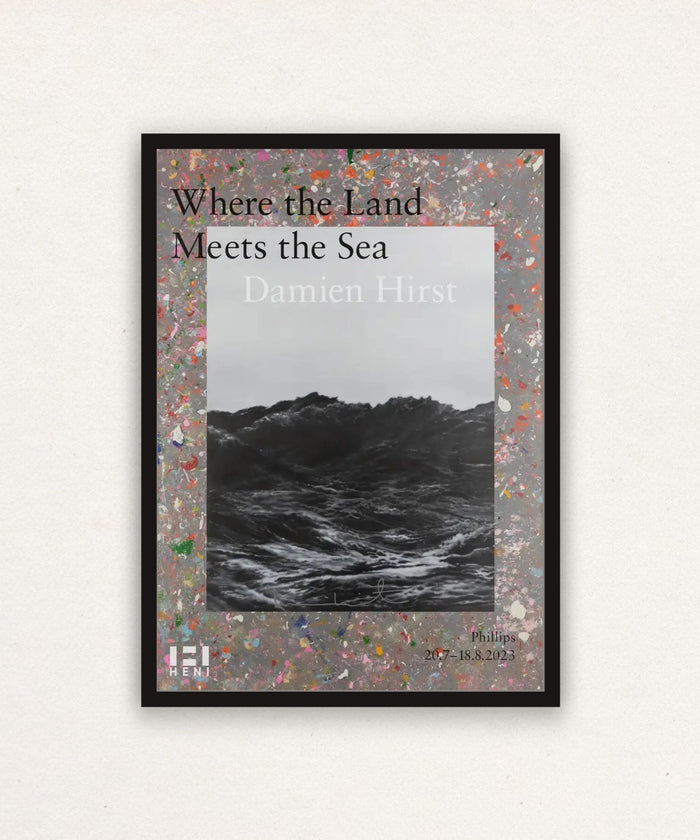 Damien Hirst, Where the Land Meets the Sea (Signed) (Blue), 2023