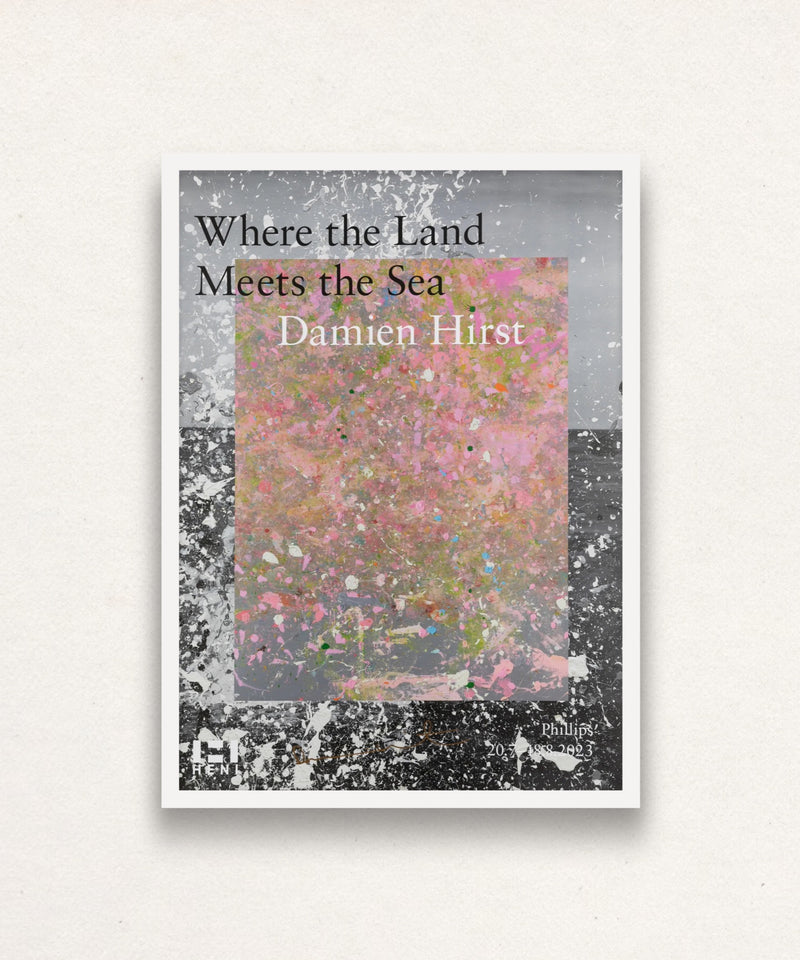 Damien Hirst, Where the Land Meets the Sea (Signed) (Purple), 2023