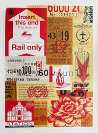 Shepard Fairey, Station to Station 1 (Printer's Proof), 2013