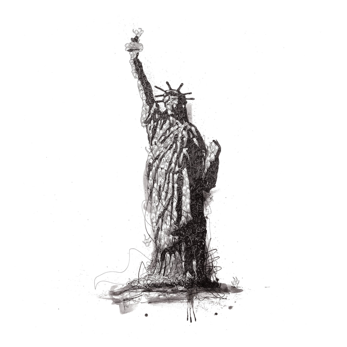 Richard Berner, Statue of Champs (Signed)
