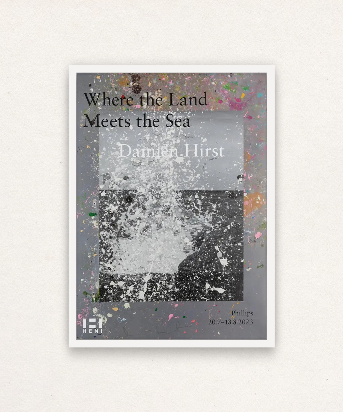 Damien Hirst, Where the Land Meets the Sea (Signed) (Yellow), 2023