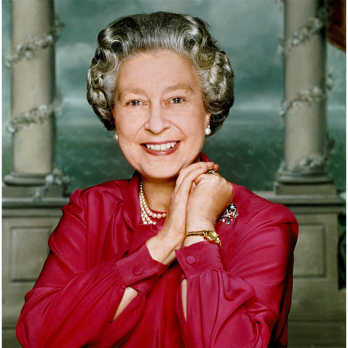 Terry O'Neill, HM Queen Elizabeth II official portrait, 1992