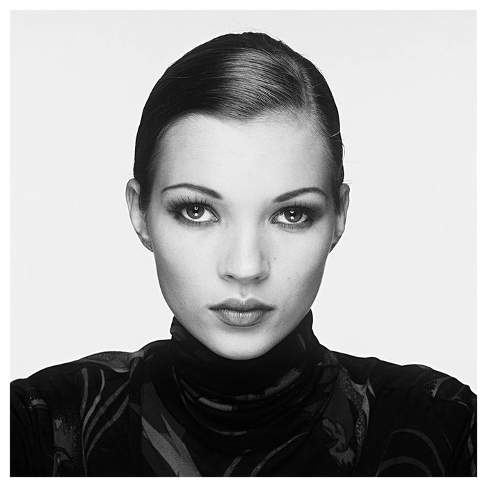 Terry O'Neill, Kate Moss close up portrait, 1992 — Co-Signed Edition Print