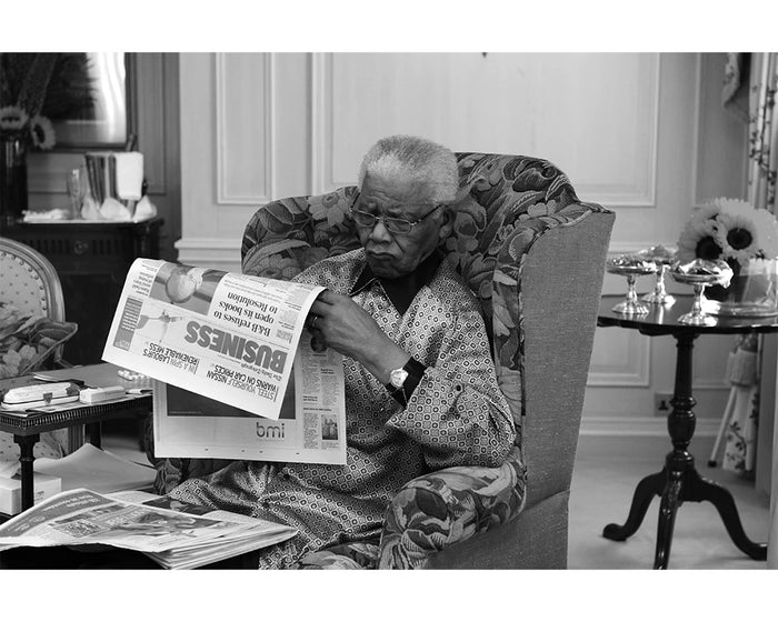 Terry O'Neill, Nelson Mandela before his 90th birthday tribute, 2008