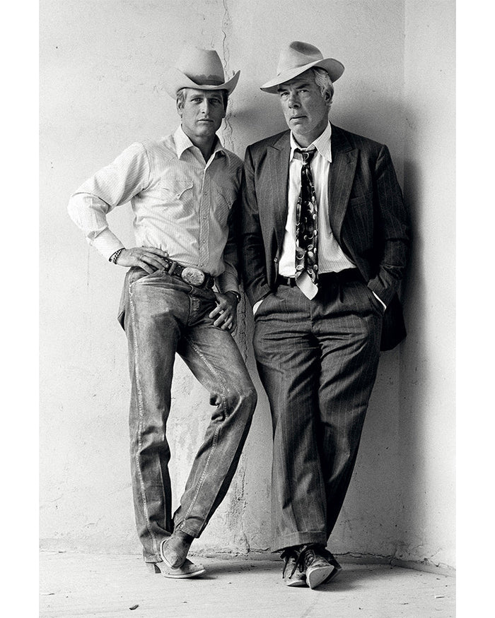 Terry O'Neill, Paul Newman & Lee Marvin filming Pocket Money, 1972
