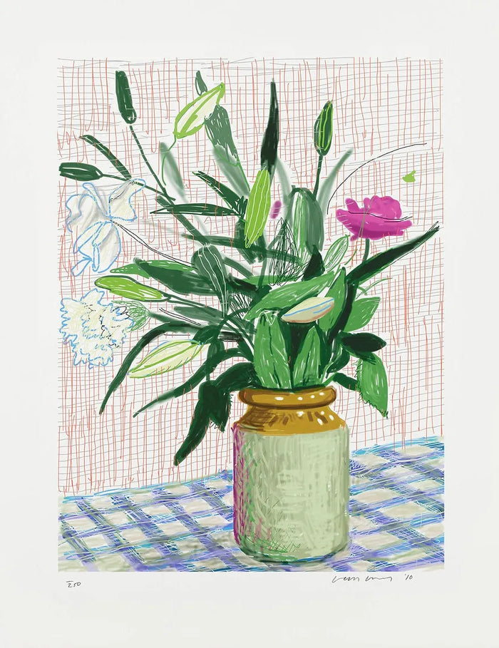 David Hockney, Untitled 516 iPad Drawing from A Bigger Book, 2016 for sale from Smolensky Gallery