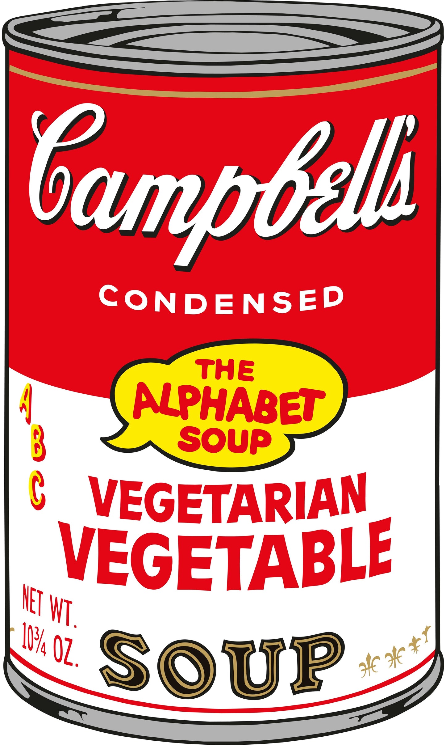 Sunday B. Morning (Andy Warhol), Campbells Vegetable Soup