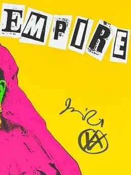 Jamie Reid, Bloody Empire (Yellow), 2022