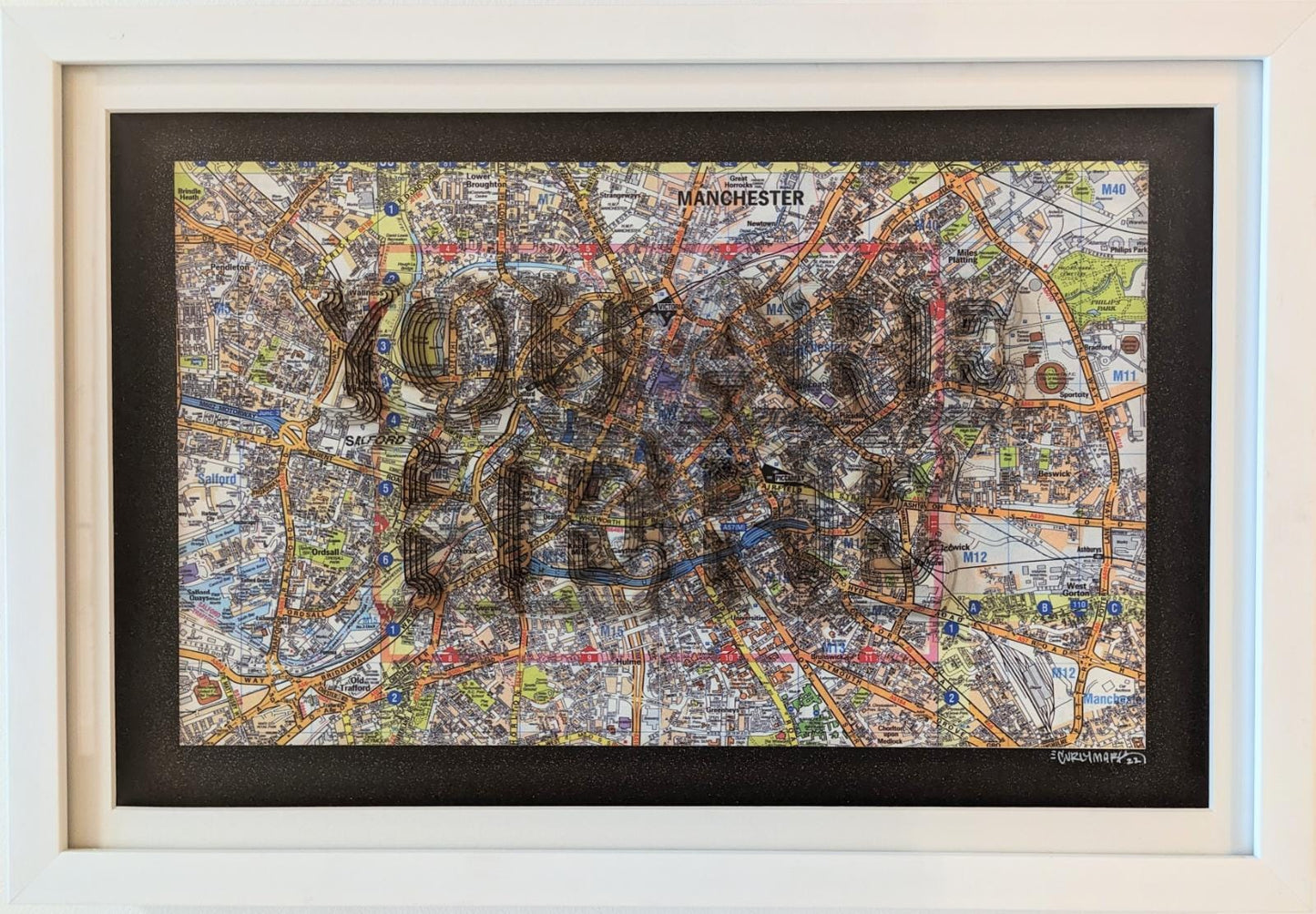 CurlyMark, You Are Here (Manchester) - Smolensky Gallery