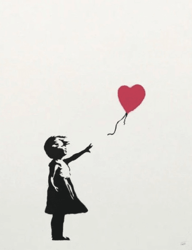 Banksy, Girl with Balloon - Smolensky Gallery