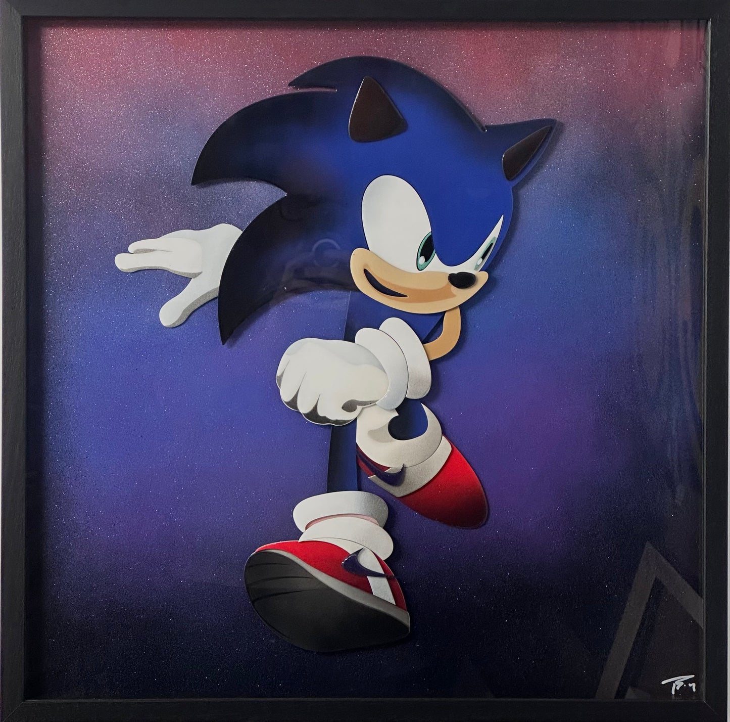 Sonic swoosh 3D glitter edition - Smolensky Gallery