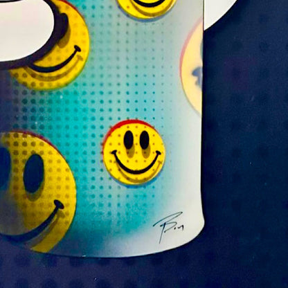 Pop Can - green smiley edition