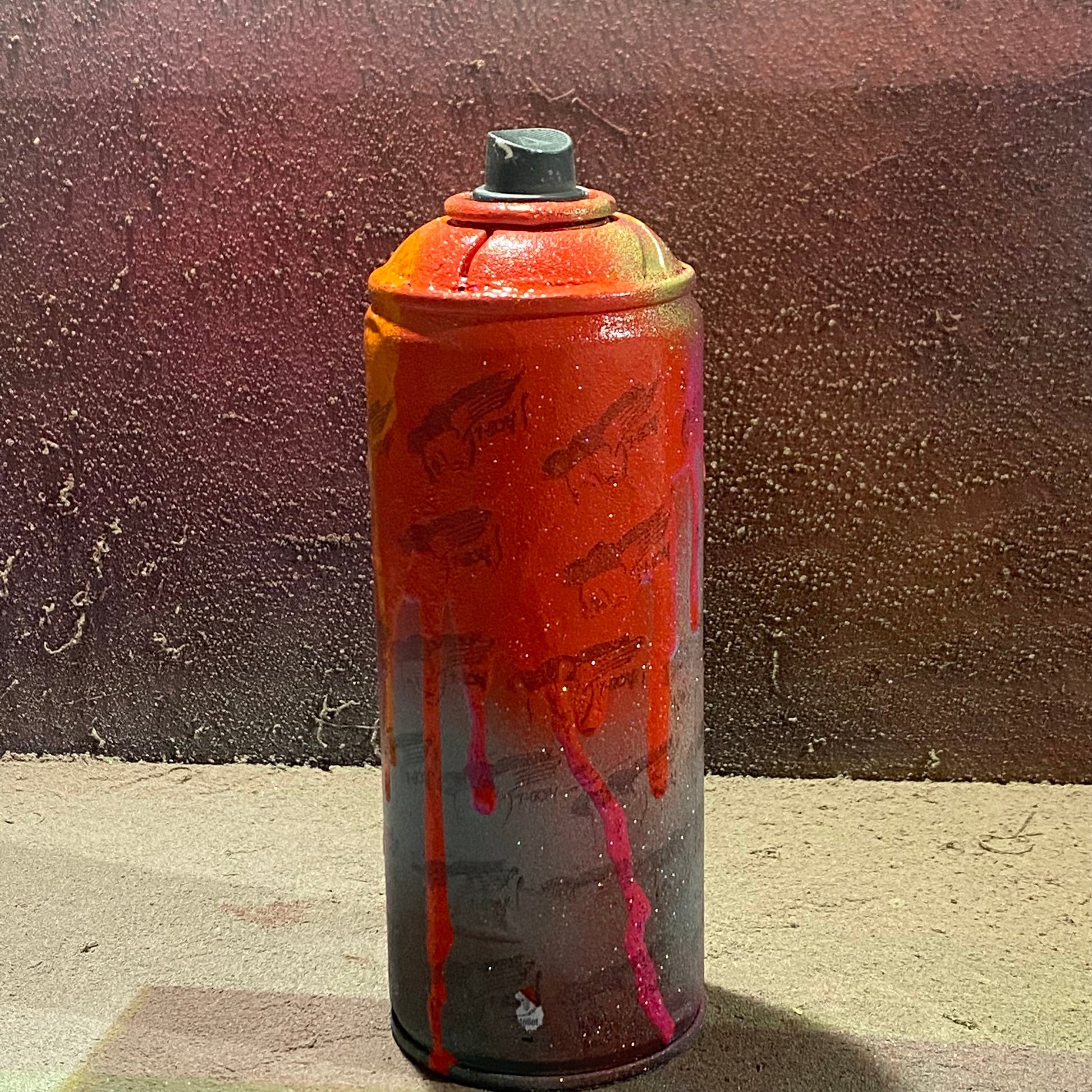 Orange logo spray can - Smolensky Gallery