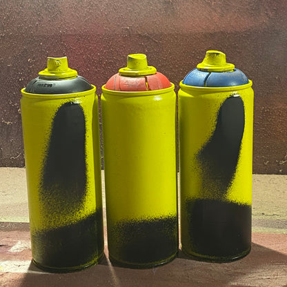 The triple smiler spray cans - Smolensky Gallery