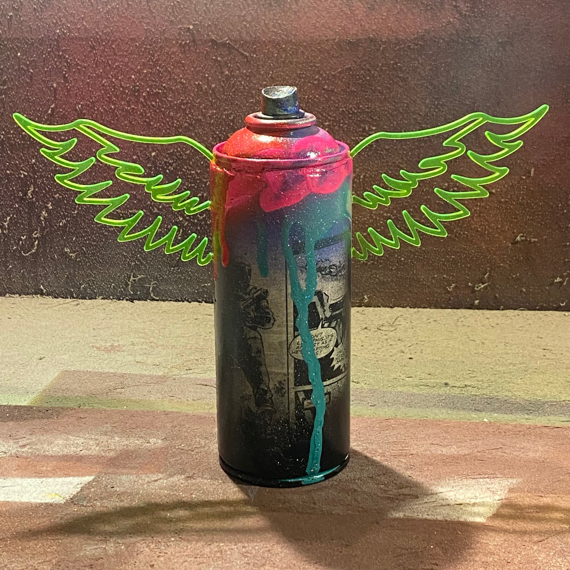 Winged scifi spray can - Smolensky Gallery
