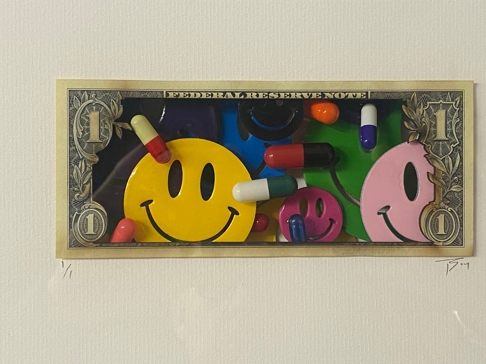 One dollar note, pills and thrills edition - Smolensky Gallery