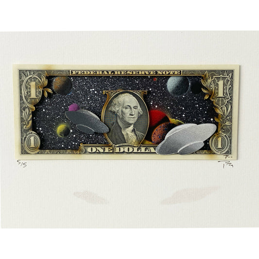 Universal currency 3D edition $1 bill - Smolensky Gallery
