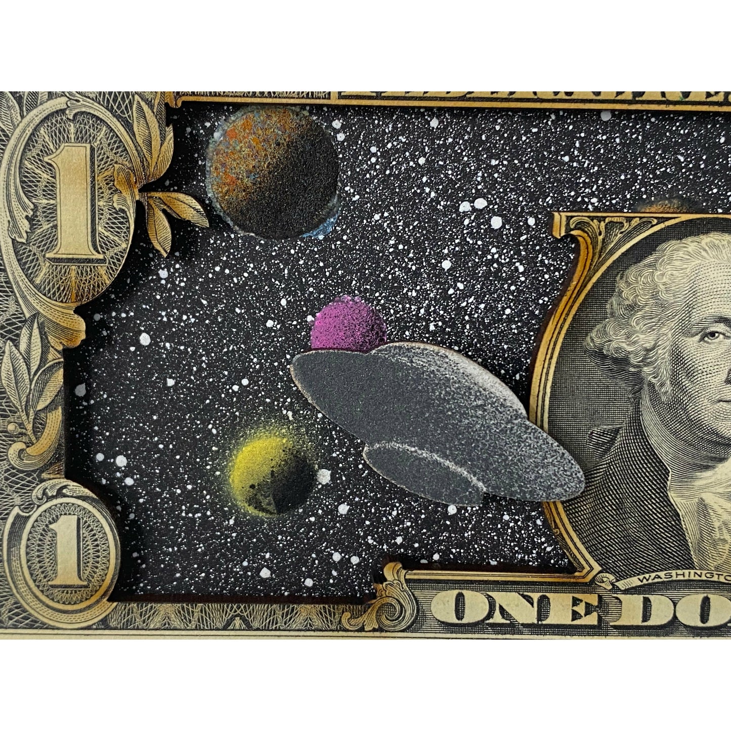 Universal currency 3D edition $1 bill - Smolensky Gallery