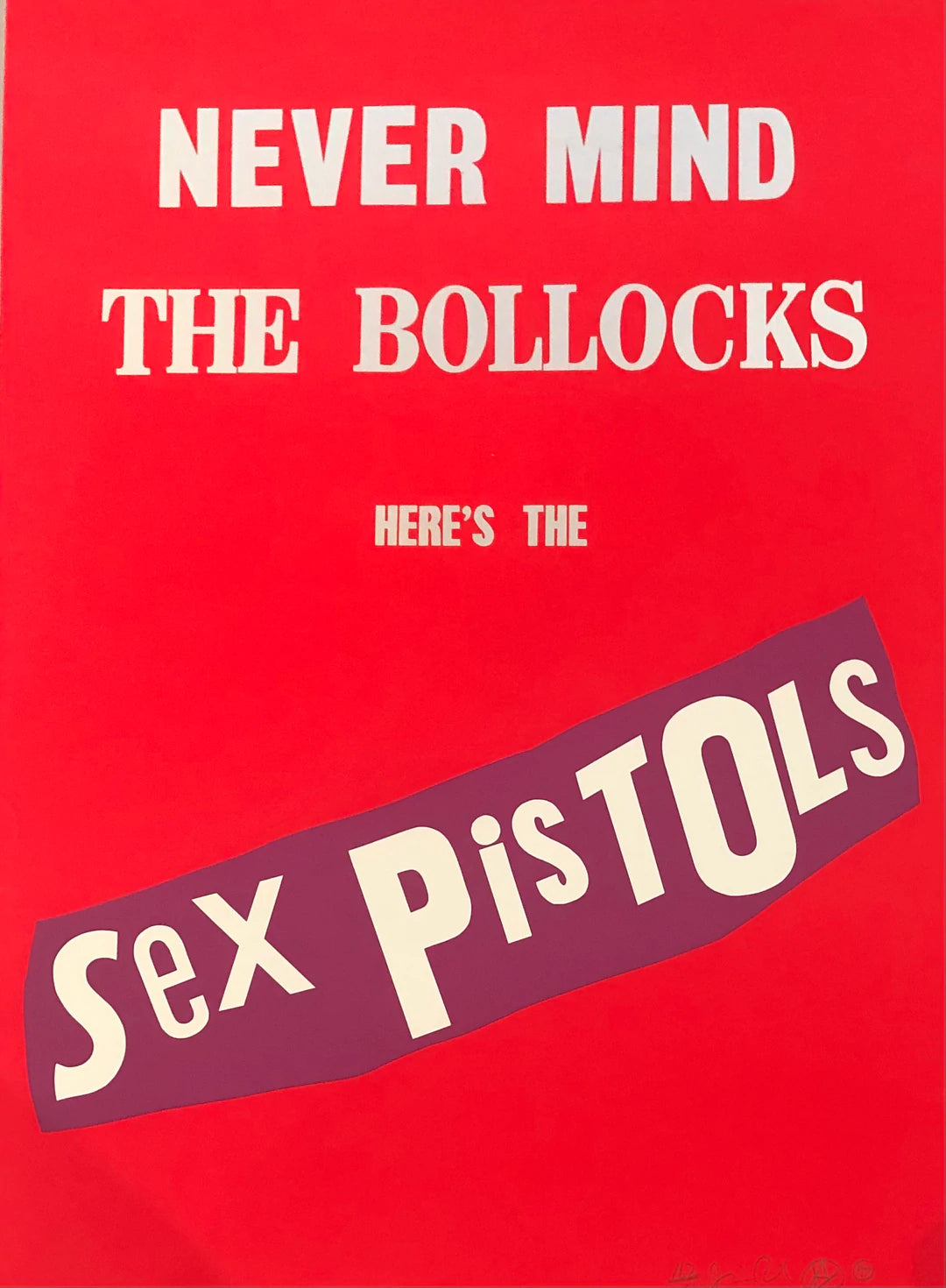 Never Mind The Bollocks (Red Colourway) - Smolensky Gallery