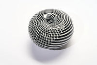 GATHER | Black and White Medium Half Cut Woven - Smolensky Gallery